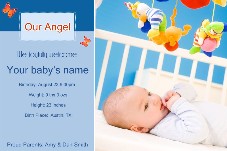Family photo templates Baby Birth Announcement 2